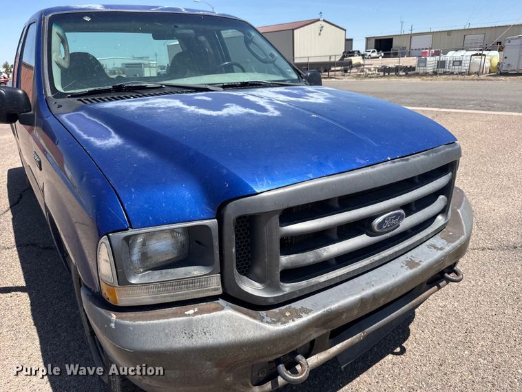 image for item FB7401 2003 Ford F250 Super Duty Ext. Cab pickup truck