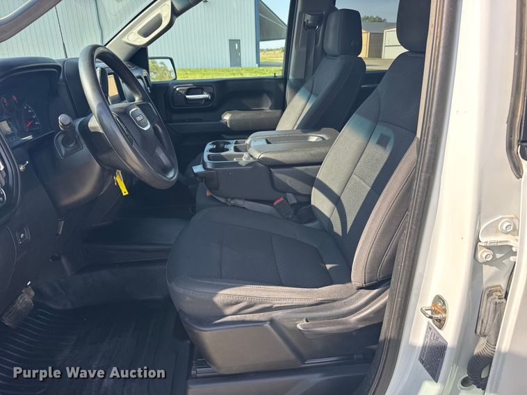 image for item FB7403 2023 GMC Sierra 2500HD Crew Cab utility bed pickup truck
