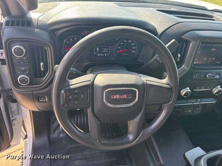 image for item FB7403 2023 GMC Sierra 2500HD Crew Cab utility bed pickup truck