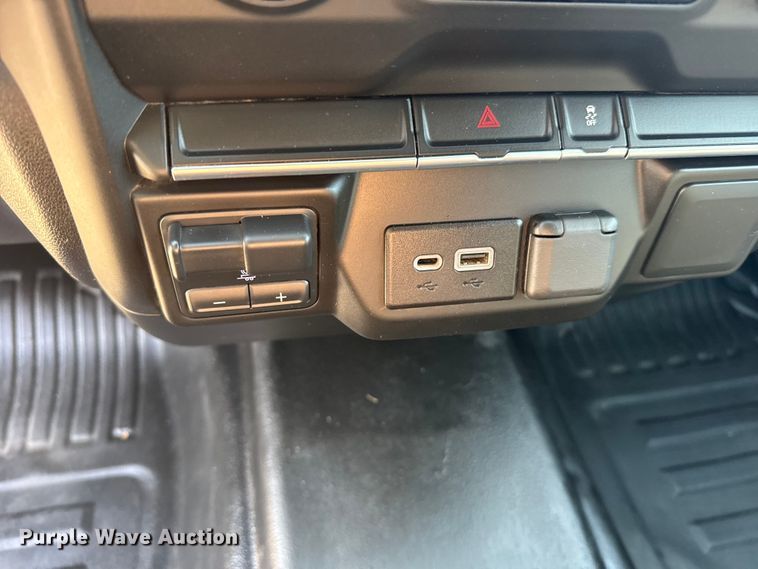 image for item FB7403 2023 GMC Sierra 2500HD Crew Cab utility bed pickup truck
