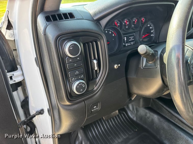 image for item FB7403 2023 GMC Sierra 2500HD Crew Cab utility bed pickup truck
