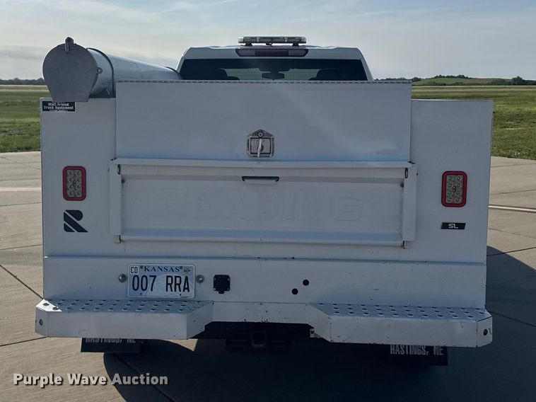 image for item FB7404 2023 Chevrolet Silverado 2500HD Crew Cab utility bed pickup truck