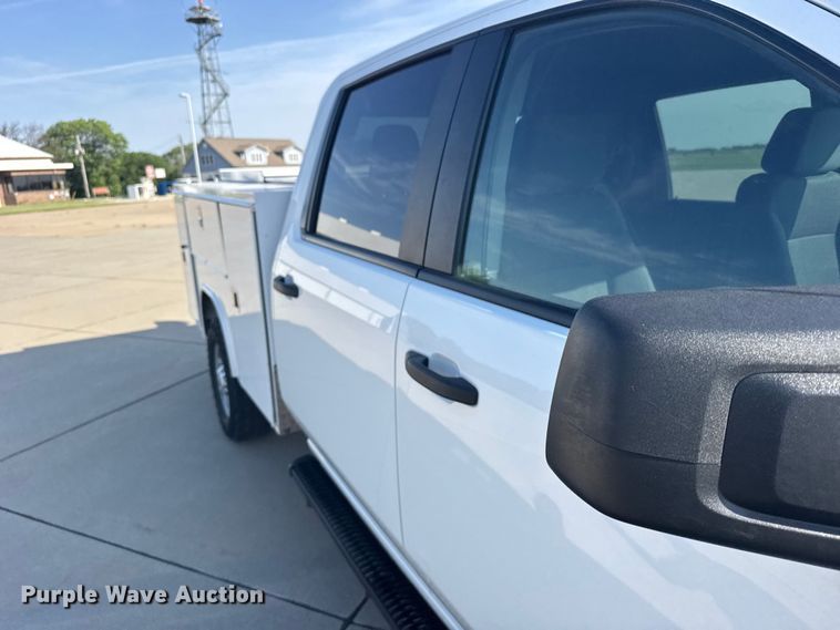 image for item FB7404 2023 Chevrolet Silverado 2500HD Crew Cab utility bed pickup truck
