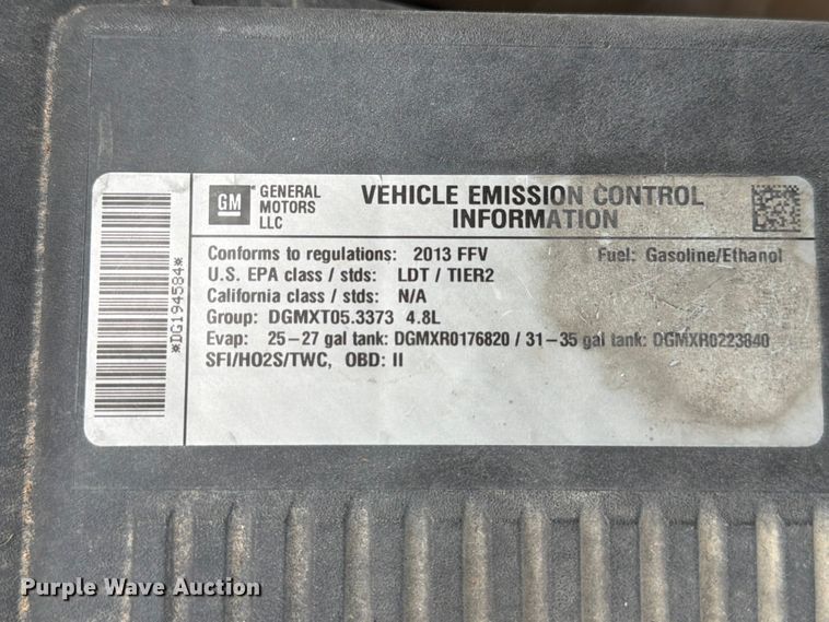 image for item FB8166 2013 Chevrolet Silverado Crew Cab pickup truck