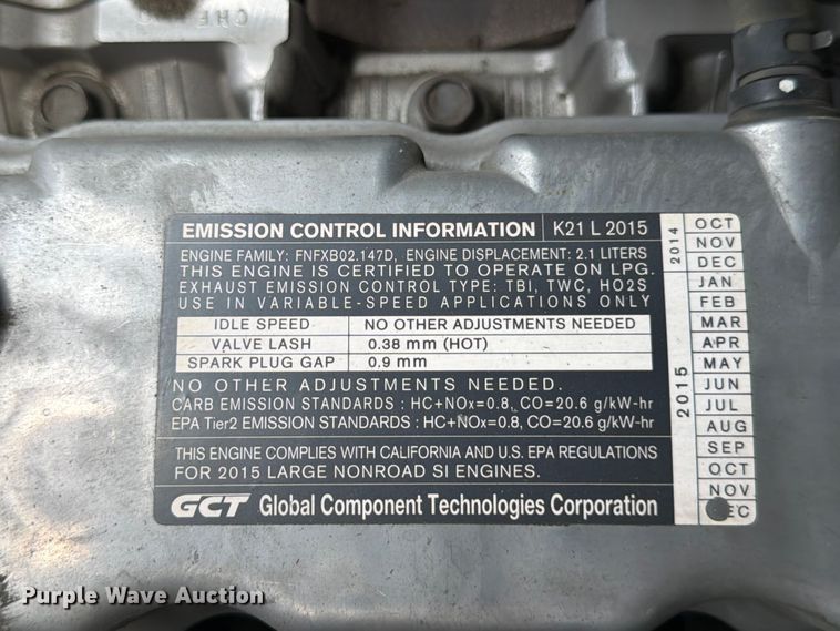image for item FB8170 2016 UniCarriers CFS40 forklift