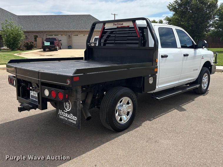 image for item FC2278 2021 RAM 2500 Crew Cab bale bed pickup truck