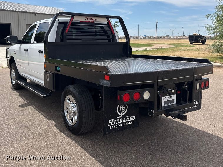 image for item FC2278 2021 RAM 2500 Crew Cab bale bed pickup truck