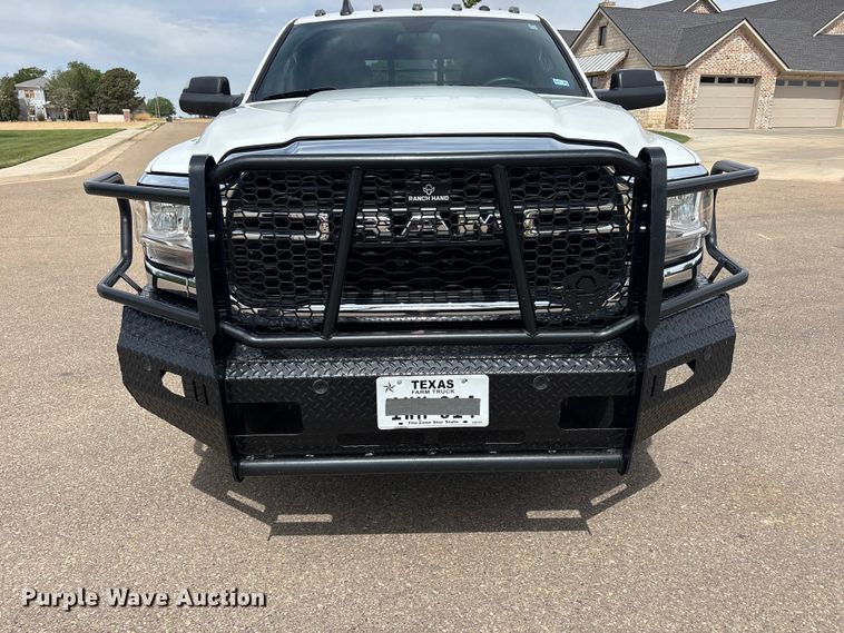 image for item FC2278 2021 RAM 2500 Crew Cab bale bed pickup truck