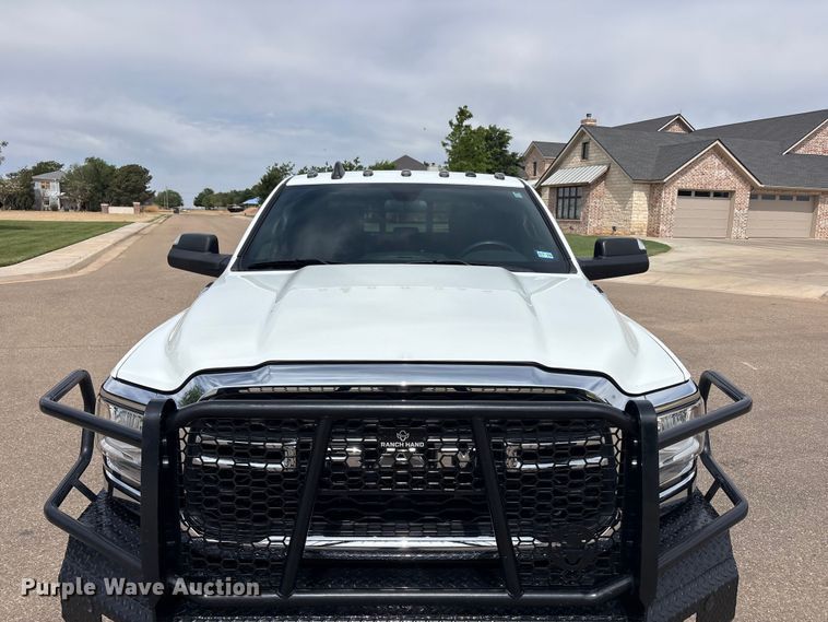 image for item FC2278 2021 RAM 2500 Crew Cab bale bed pickup truck