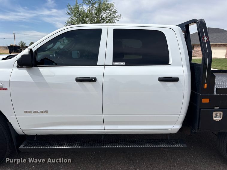 image for item FC2278 2021 RAM 2500 Crew Cab bale bed pickup truck