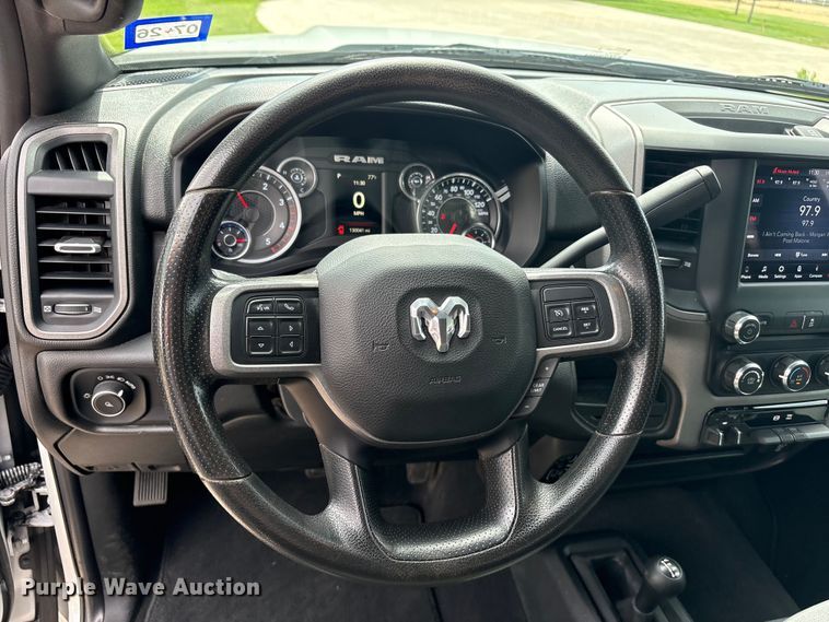image for item FC2278 2021 RAM 2500 Crew Cab bale bed pickup truck