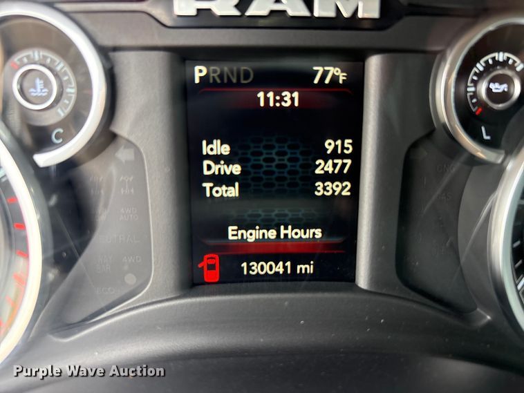 image for item FC2278 2021 RAM 2500 Crew Cab bale bed pickup truck