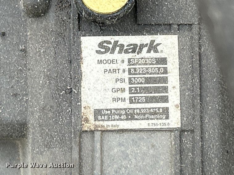 image for item FC2649 Shark Karcher Group pressure washer