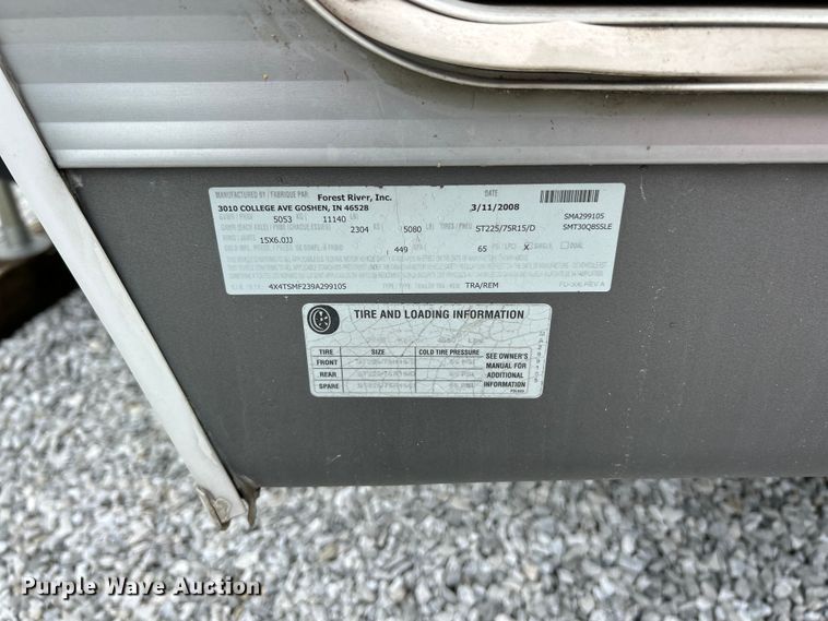 image for item FC2662 2009 Salem LE camper