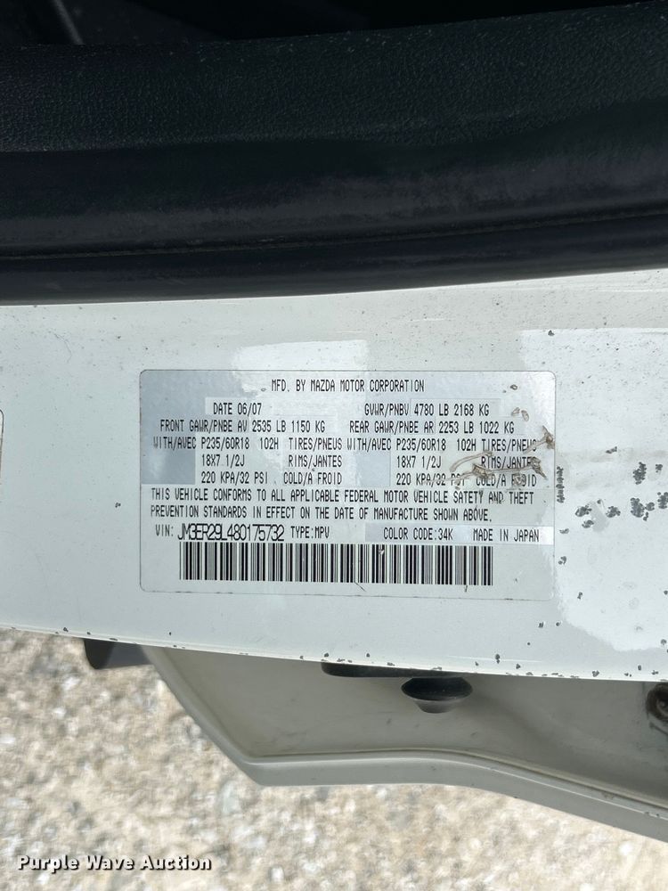 image for item FC2677 2008 Mazda CX-7 