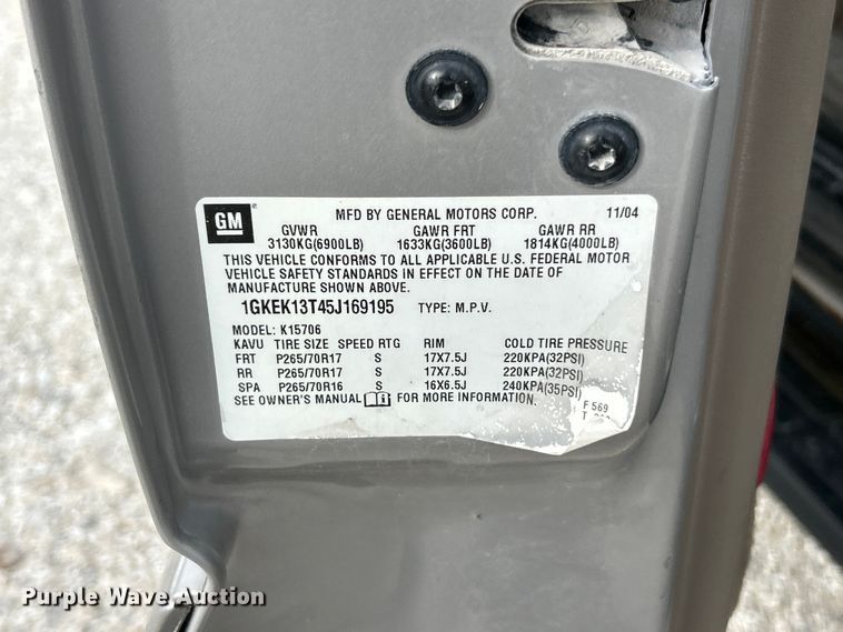 image for item FC2679 2005 GMC Yukon SUV