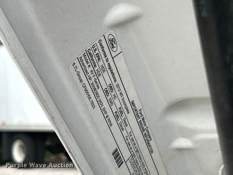 image for item FC2682 2012 Ford F450 Super Duty XL flatbed truck