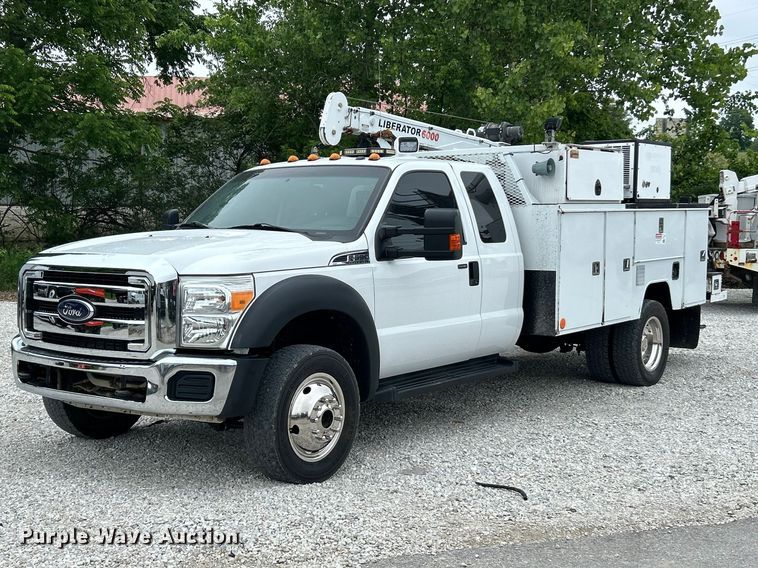 image for item FC2685 2012 Ford F550 Super Duty XLT utility / service truck