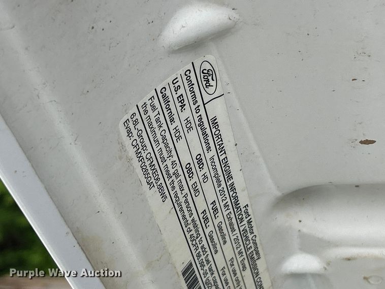 image for item FC2685 2012 Ford F550 Super Duty XLT utility / service truck