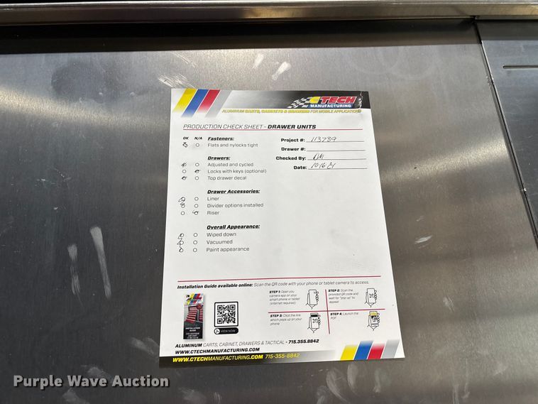 image for item FC4616 (2) C-Tech Manufacturing toolboxes