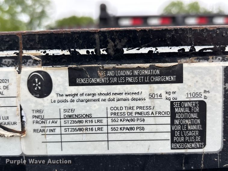 image for item FC4665 2022 Load trail  utility trailer