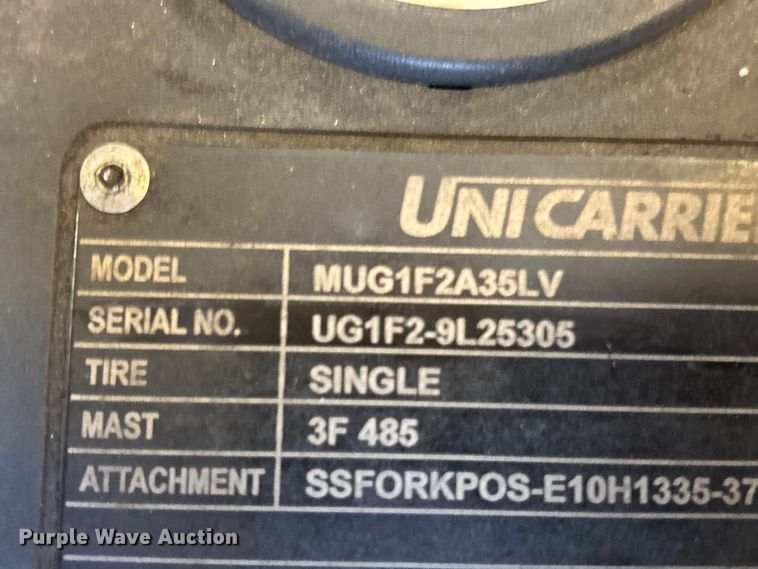 image for item FC4668 2015 Nissan PF70 forklift