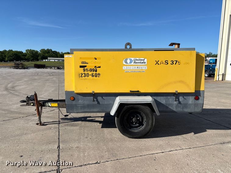 image for item FC5739 2011 Atlas Copco XAS 375 T3 RSC air compressor