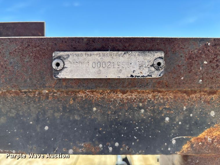 image for item FC5752 Shop Built equipment trailer