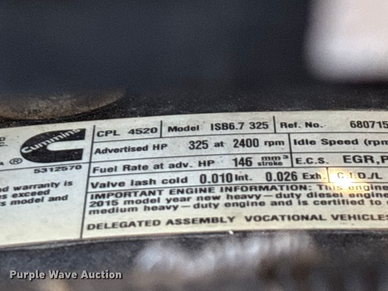 image for item FG0349 2015 RAM 4500  utility / service truck