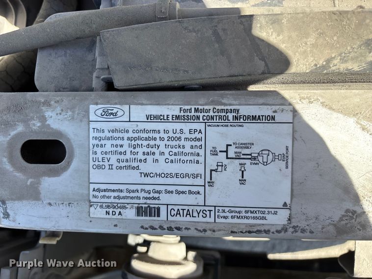 image for item FG0370 2006 Ford Ranger pickup truck