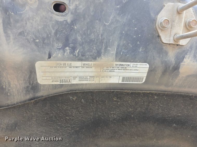 image for item FH6074 2017 Dodge Ram 1500 Ext. Cab pickup truck