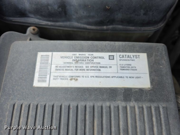image for item FH6080 2007 Chevrolet Silverado 1500 Ext. Cab pickup truck
