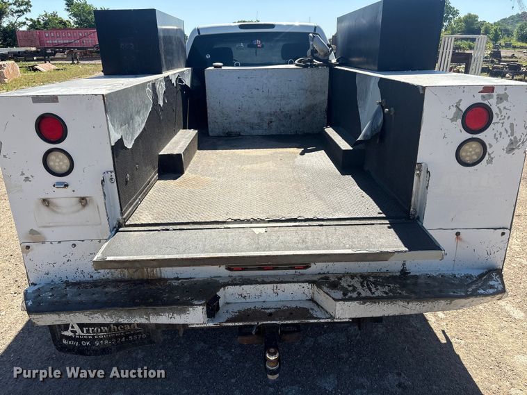 image for item FI0171 2012 Chevrolet Silverado 3500HD Crew Cab utility bed pickup truck