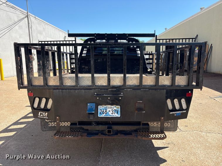 image for item FI0179 2019 RAM 3500 Crew Cab flatbed pickup truck