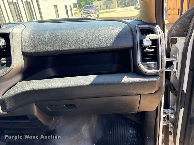 image for item FI0179 2019 RAM 3500 Crew Cab flatbed pickup truck
