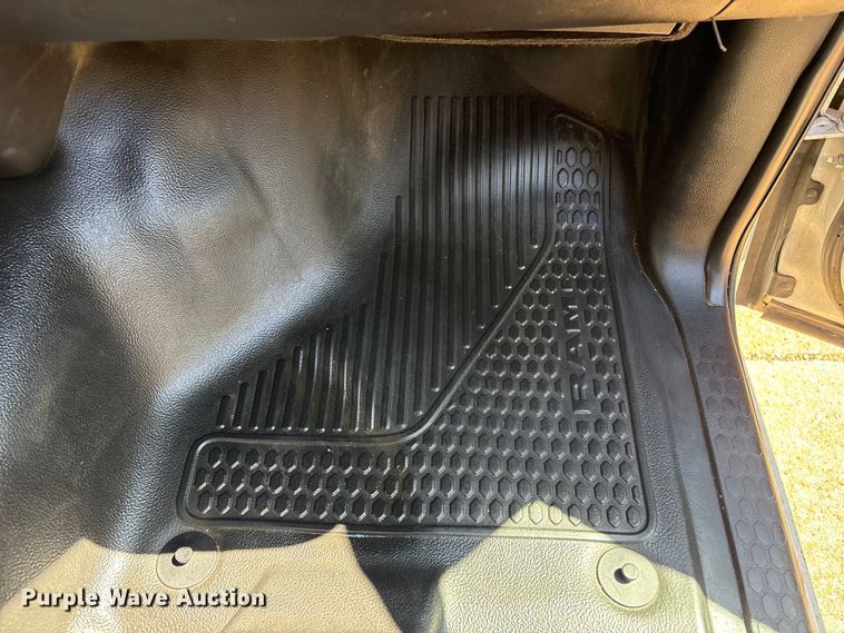 image for item FI0180 2020 RAM 3500 Crew Cab flatbed pickup truck