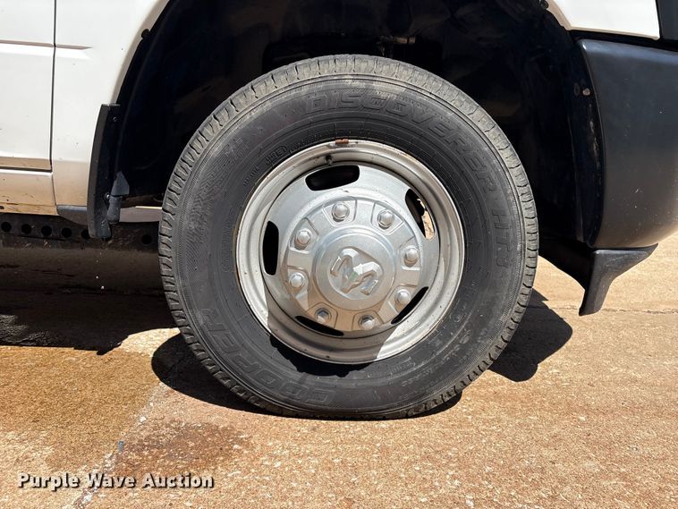 image for item FI0180 2020 RAM 3500 Crew Cab flatbed pickup truck