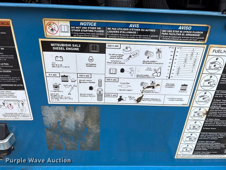 image for item FK1494 Miller Big Blue 450 Duo CST welder/generator
