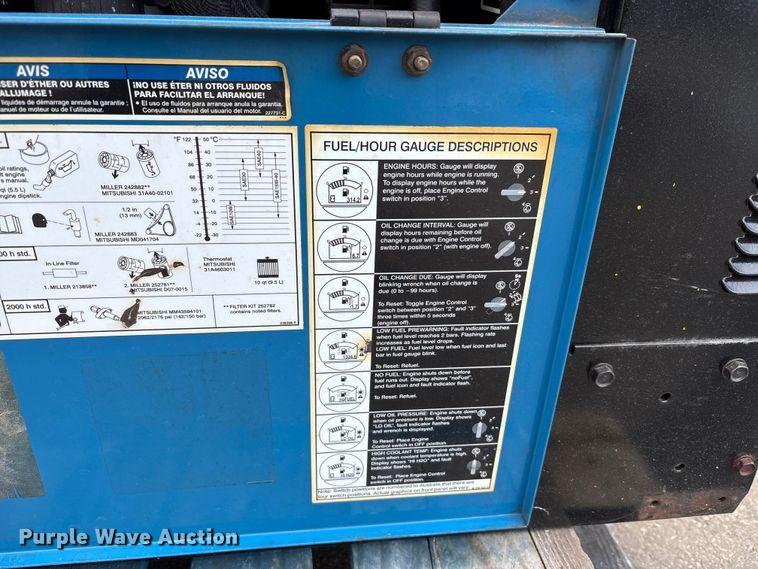 image for item FK1494 Miller Big Blue 450 Duo CST welder/generator