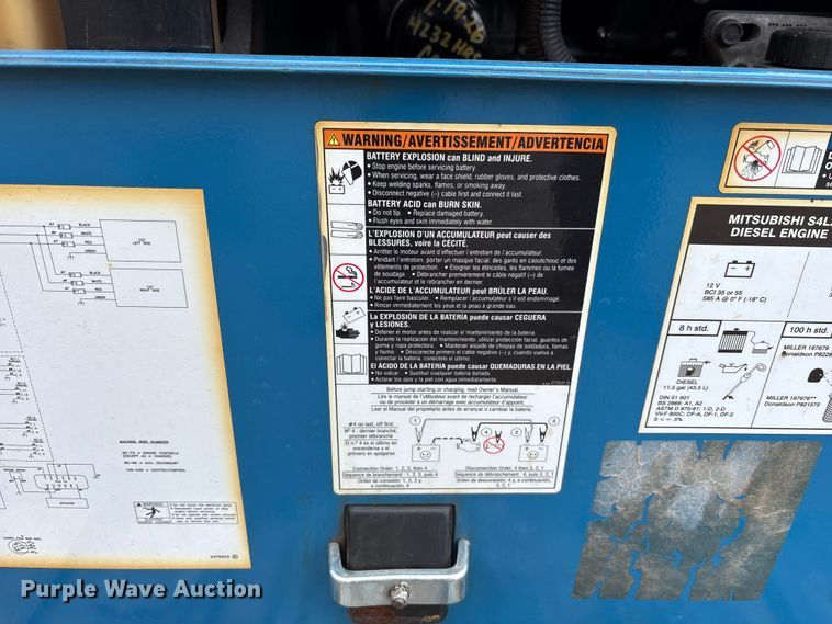 image for item FK1494 Miller Big Blue 450 Duo CST welder/generator