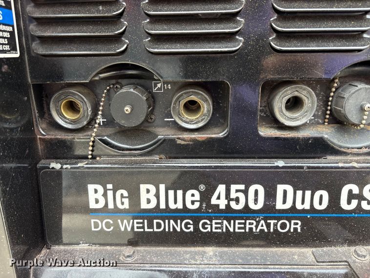 image for item FK1494 Miller Big Blue 450 Duo CST welder/generator