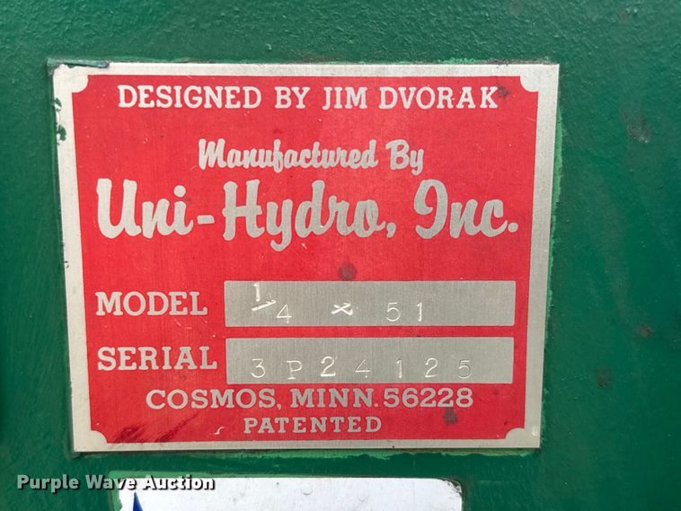 image for item MX9261 Uni-Hydro 1/4 X 51 ironworker