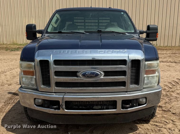 image for item NA9324 2010 Ford F250 Lariat Super Duty Ext. Cab flatbed pickup truck