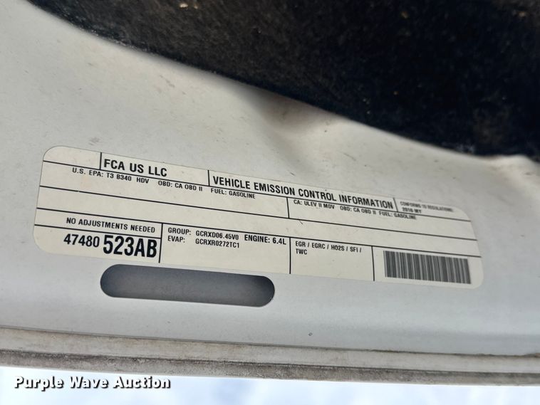 image for item NA9345 2016 RAM 2500 Crew Cab pickup truck