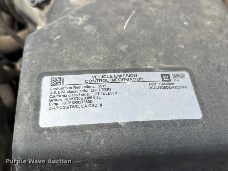 image for item NA9346 2019 Chevrolet Silverado 1500 Crew Cab pickup truck