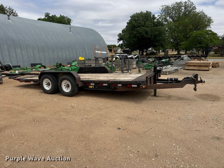 image for item NA9348 2013 Big Tex 14FT-20 tilt deck equipment trailer