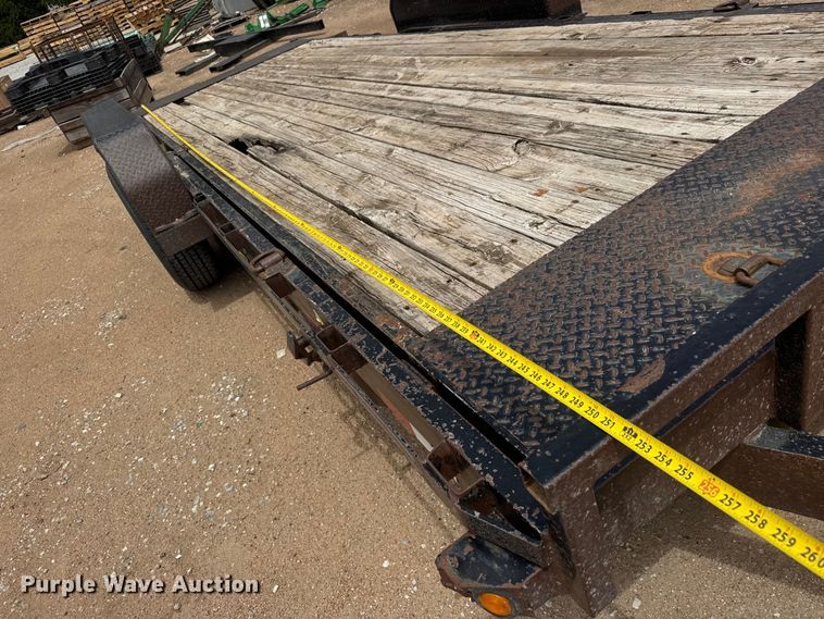 image for item NA9348 2013 Big Tex 14FT-20 tilt deck equipment trailer