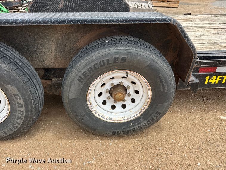 image for item NA9348 2013 Big Tex 14FT-20 tilt deck equipment trailer
