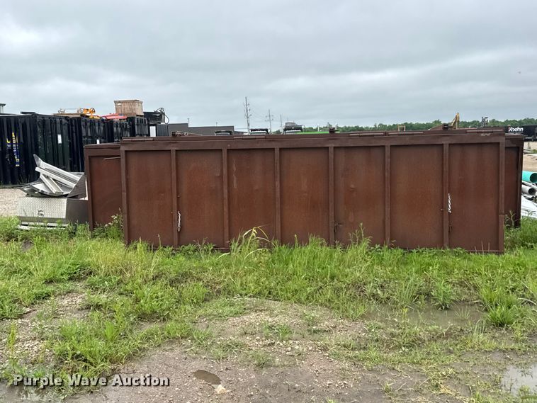 image for item NA9355 (2) shop built steel dumpsters