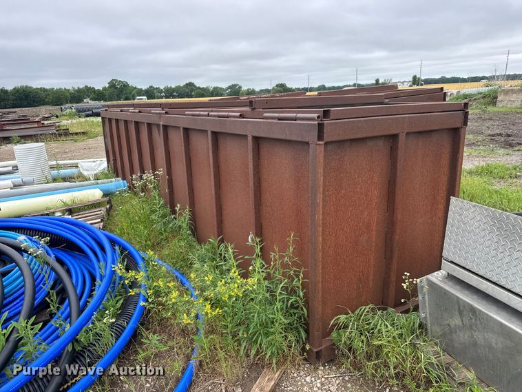 image for item NA9355 (2) shop built steel dumpsters